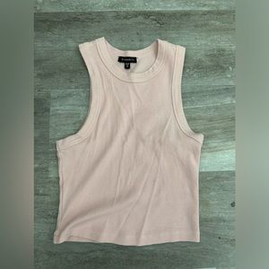 Dynamite Cropped Tank Top XS Pink